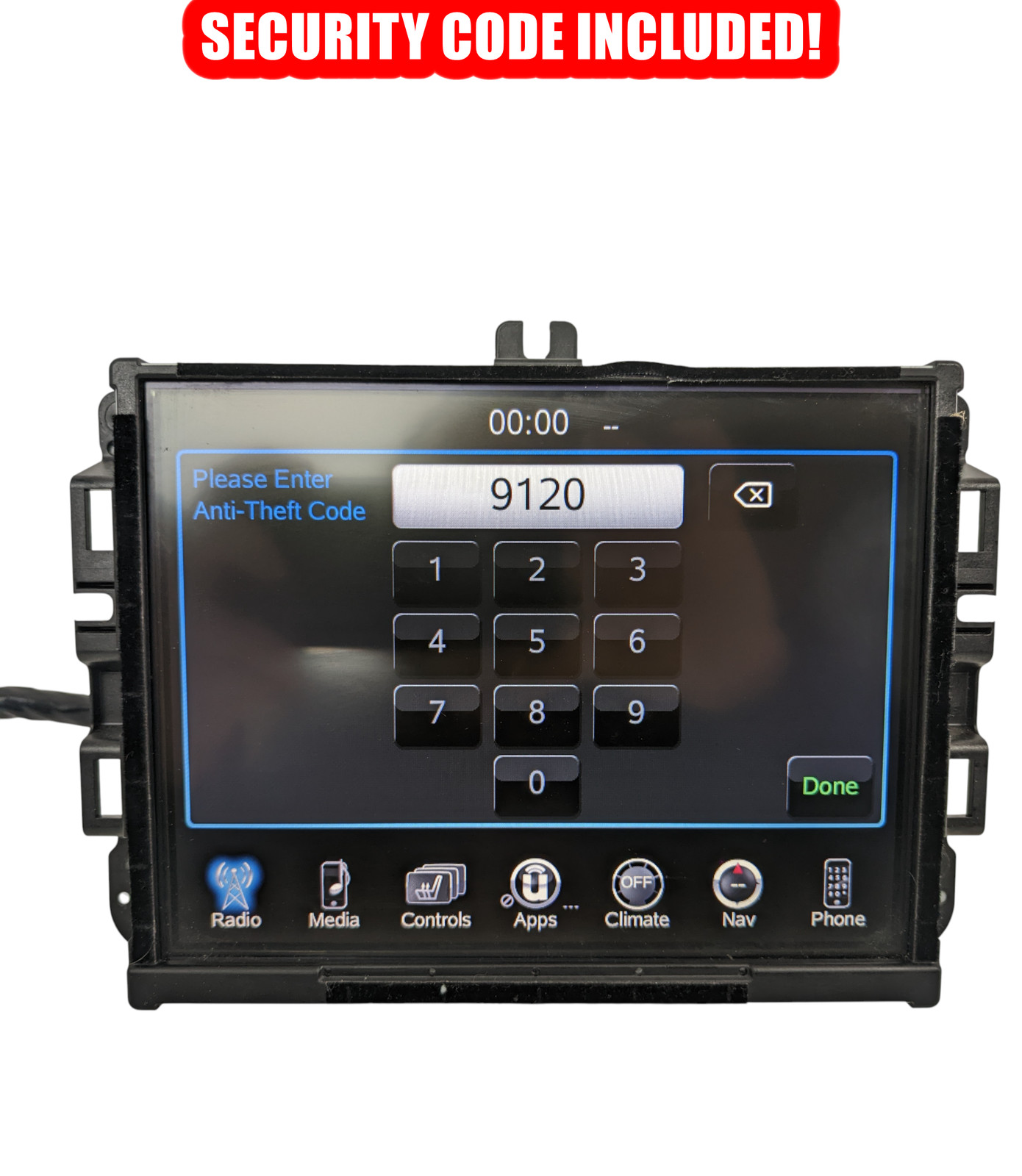 2013 – 2016 Dodge RAM JEEP VP4 RA4 OEM Navigation GPS Radio MP3 Player Screen