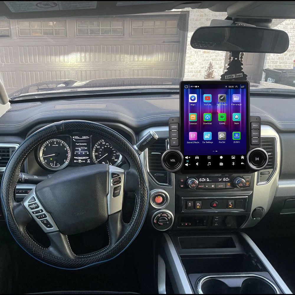 9.7″ 64G For Nissan Titan 2017-2019 Android 15 Carplay Stereo Radio GPS FM W/CAM