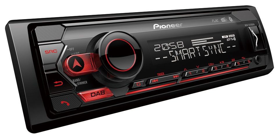 Pioneer Steering Wheel USB DAB Bluetooth Car Stereo for Lancia Y 843 05-11 Dark Silver