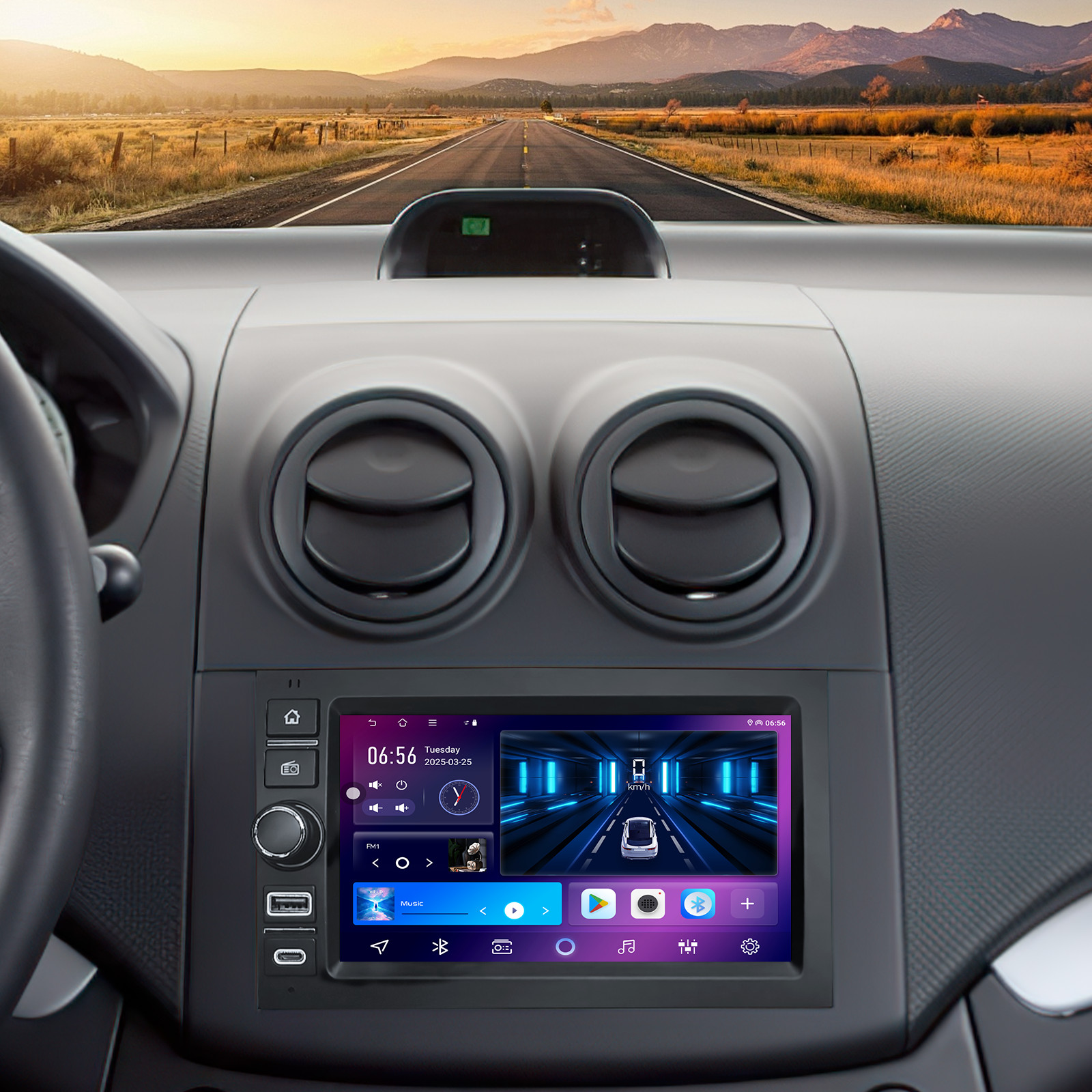Car Radio Stereo Carplay For 2007-2011 Aveo Aveo 4+64G 7in wifi Carplay