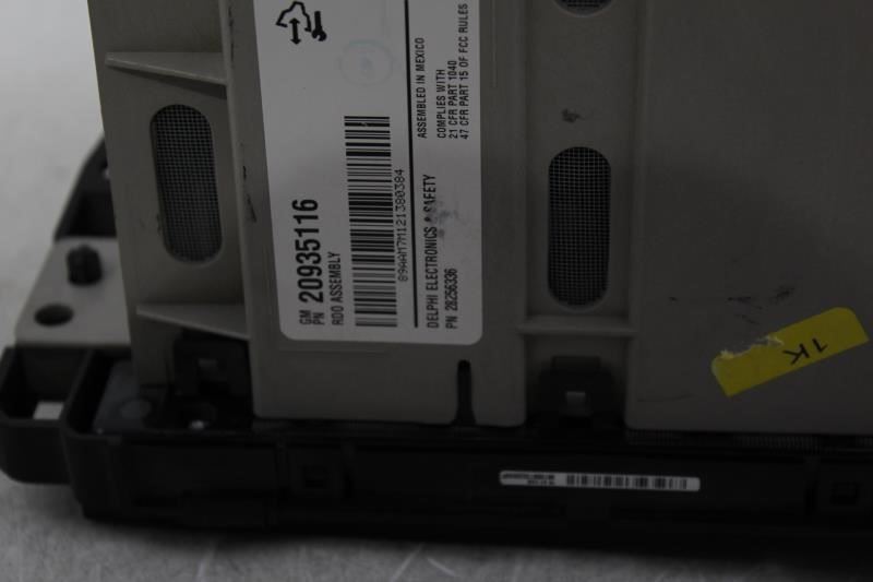 Audio Equipment Radio Opt Uui Fits 2010-2017 CHEVROLET TRAVERSE OEM #30229
