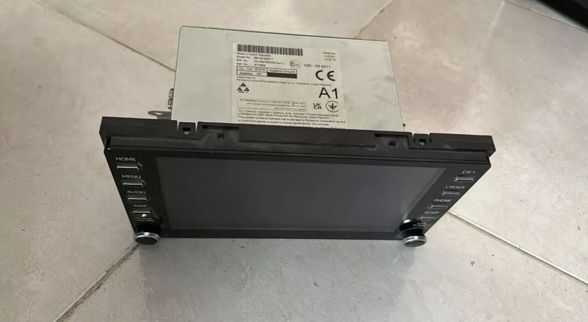 Toyota Corolla 2021 2022 OEM Radio Head unit navigation CP 8614002D40 8614002D10