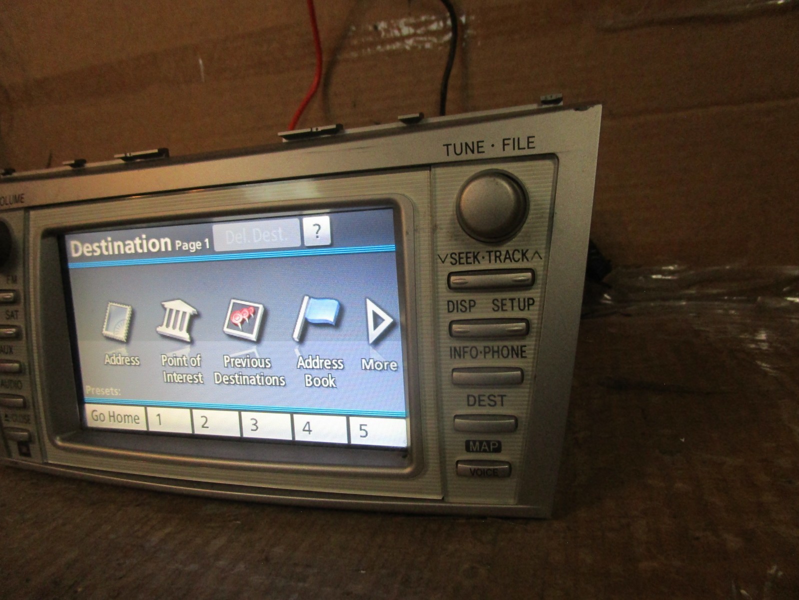 10 11 Toyota Camry Radio Stereo Navigation Display Screen 8612006510 RLX2