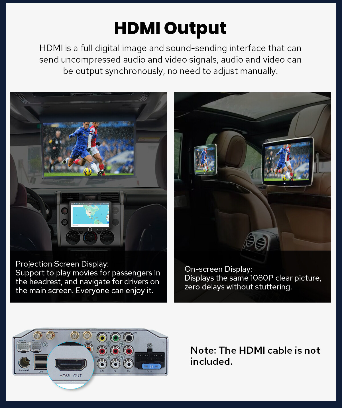 8 inch Single Din Touchscreen Apple Carplay Radio with Volume Knob DSP FM WiFi