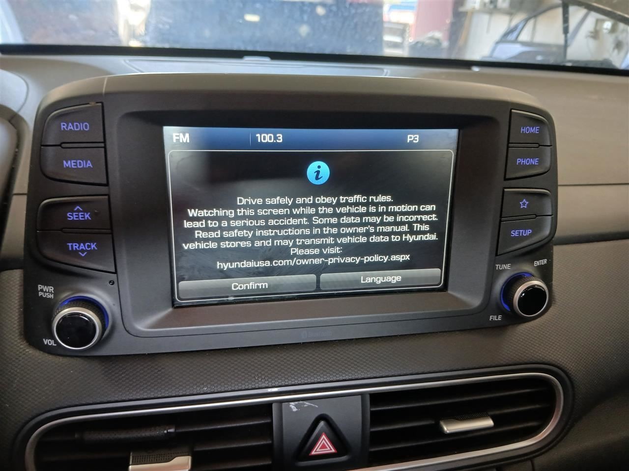 2021 Hyundai Kona Audio Equipment Radio Receiver Display 3062271