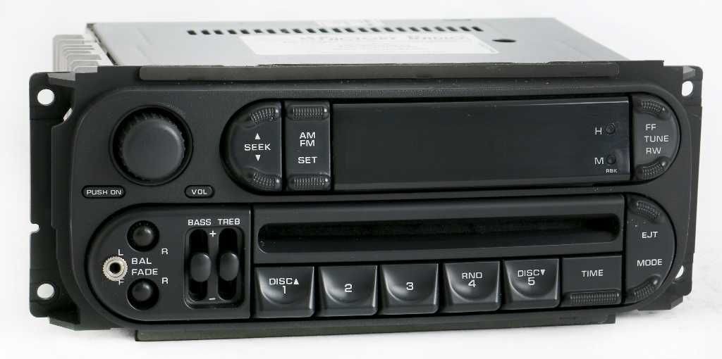Jeep Wrangler 2003 AM FM CD Player Radio w Aux Input Slider Ver RBK P05091506AE