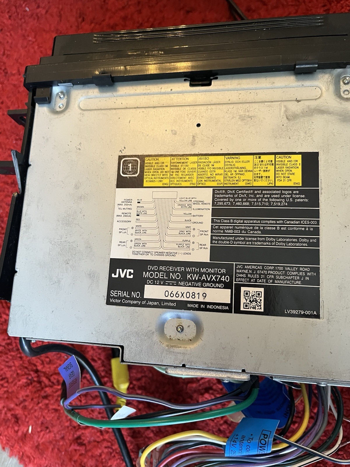 Jvc Kw-avx740 Car Stereo