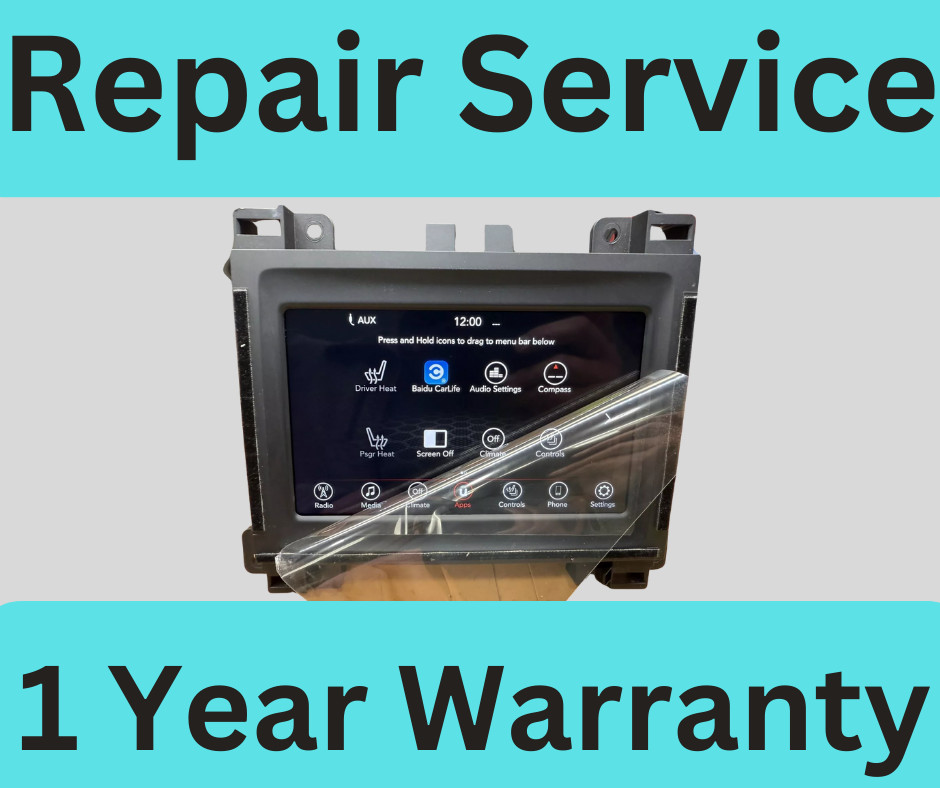 REPAIR SERVICE 2021 -2023 DODGE CHALLENGER DASH 7″ SCREEN MULTIMEDIA OEM