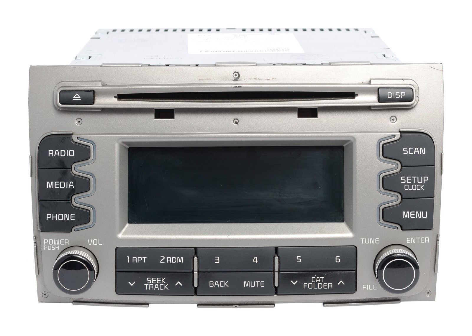 2014-2016 Kia Sportage AM FM Radio XM Single Disc CD MP3 Player 96150-3W160DC9