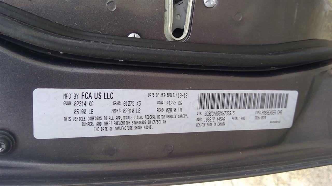 Audio Equipment Radio Amplifier 276 Watt Opt RD7 Fits 17-23 CHALLENGER 728681