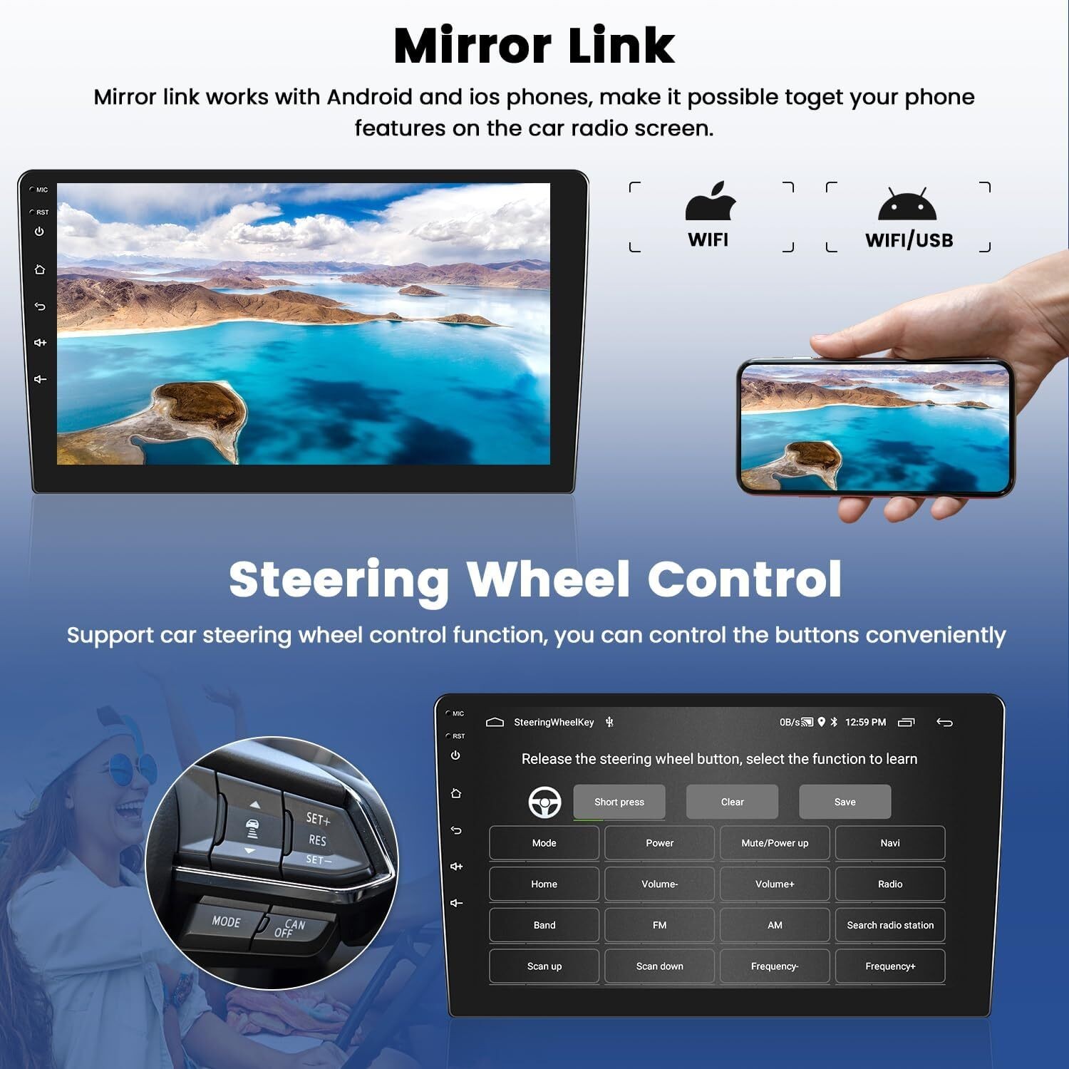 For 2009-2013 Honda Fit CarPlay Android 13 Car Radio Stereo GPS RDS