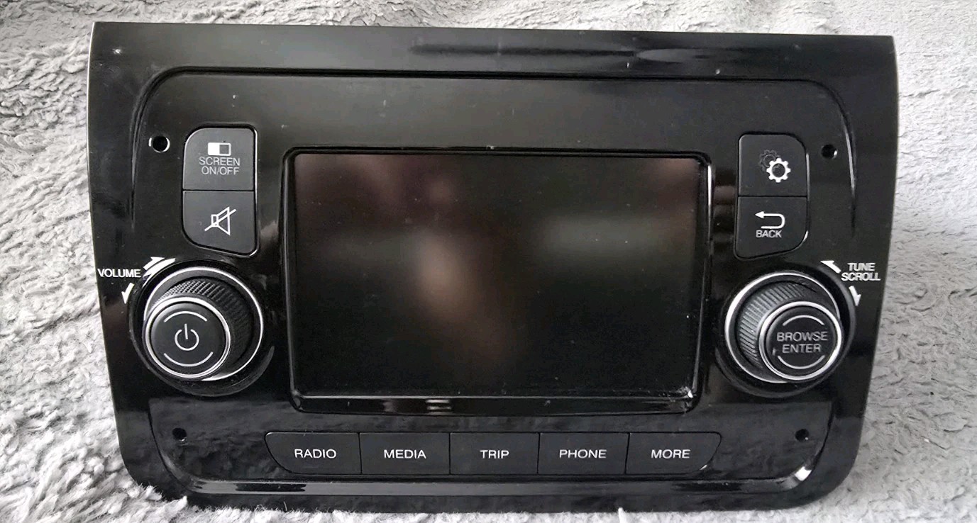 2019 Fiat VP2 Radio BLUETOOTH Display screen PR6RJ83LXFAB OEM