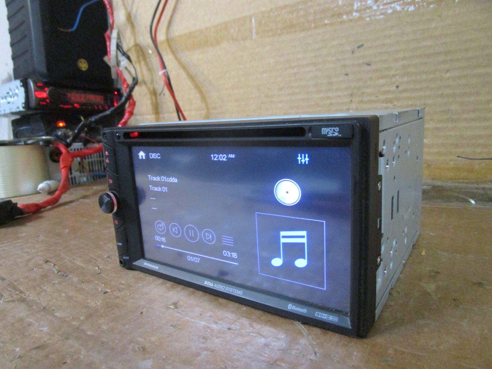 Boss Aftermarket Radio Stereo CD Player Receiver Audio Sound Equipment bv9695b