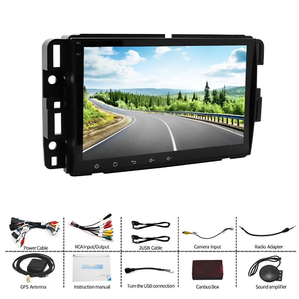 For Chevrolet Avalanche 2007-2013 Radio GPS Head Unit CarPlay & Android Auto