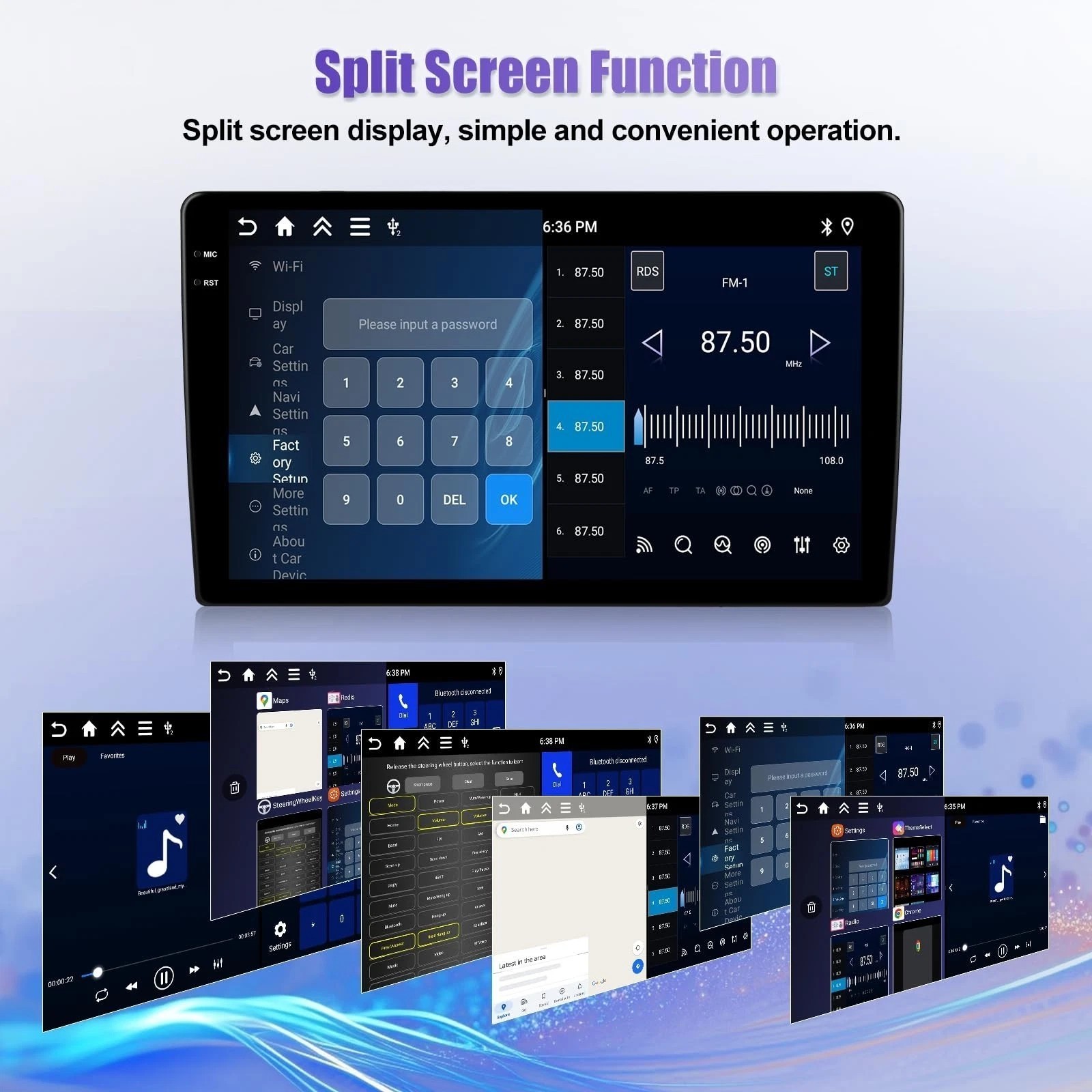 Car Radio Stereo Carplay For 2007-2013 BMW MINICooper(R56) FM Car