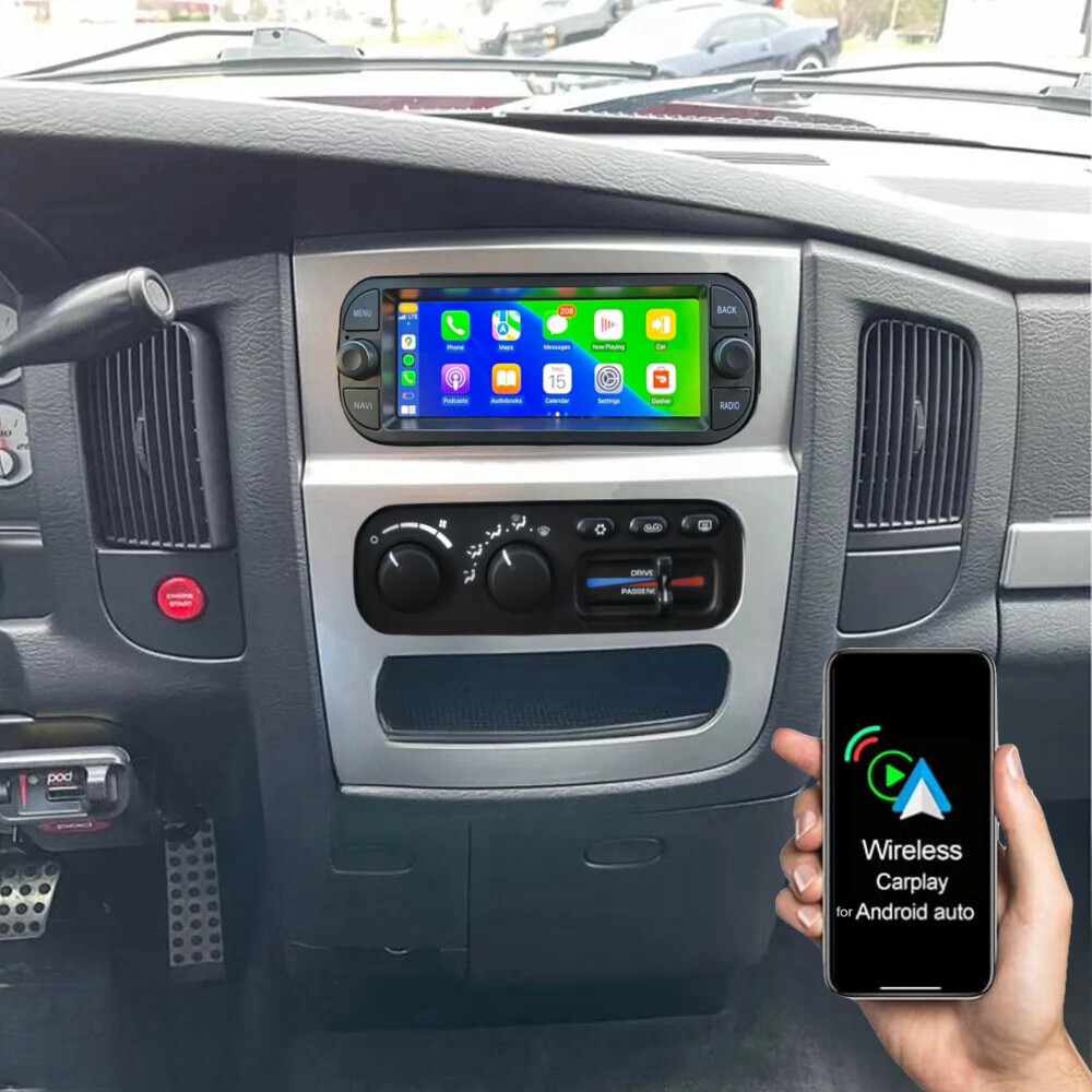 For Dodge Ram 1500 2500 3500 2002-2005 Carplay Android Radio Stereo GPS 2+32GB