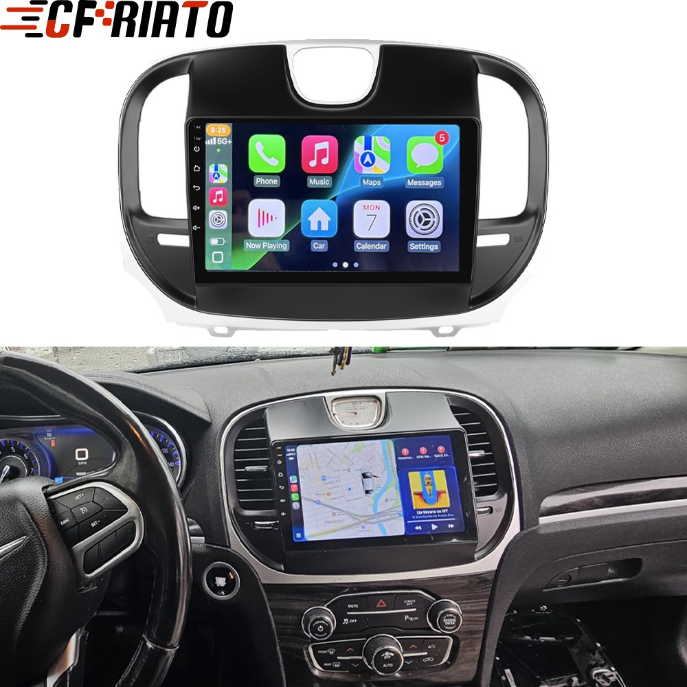 9” 64G Android 15 For 2011-2023 Chrysler 300C 300S Carplay Car Radio Stereo GPS