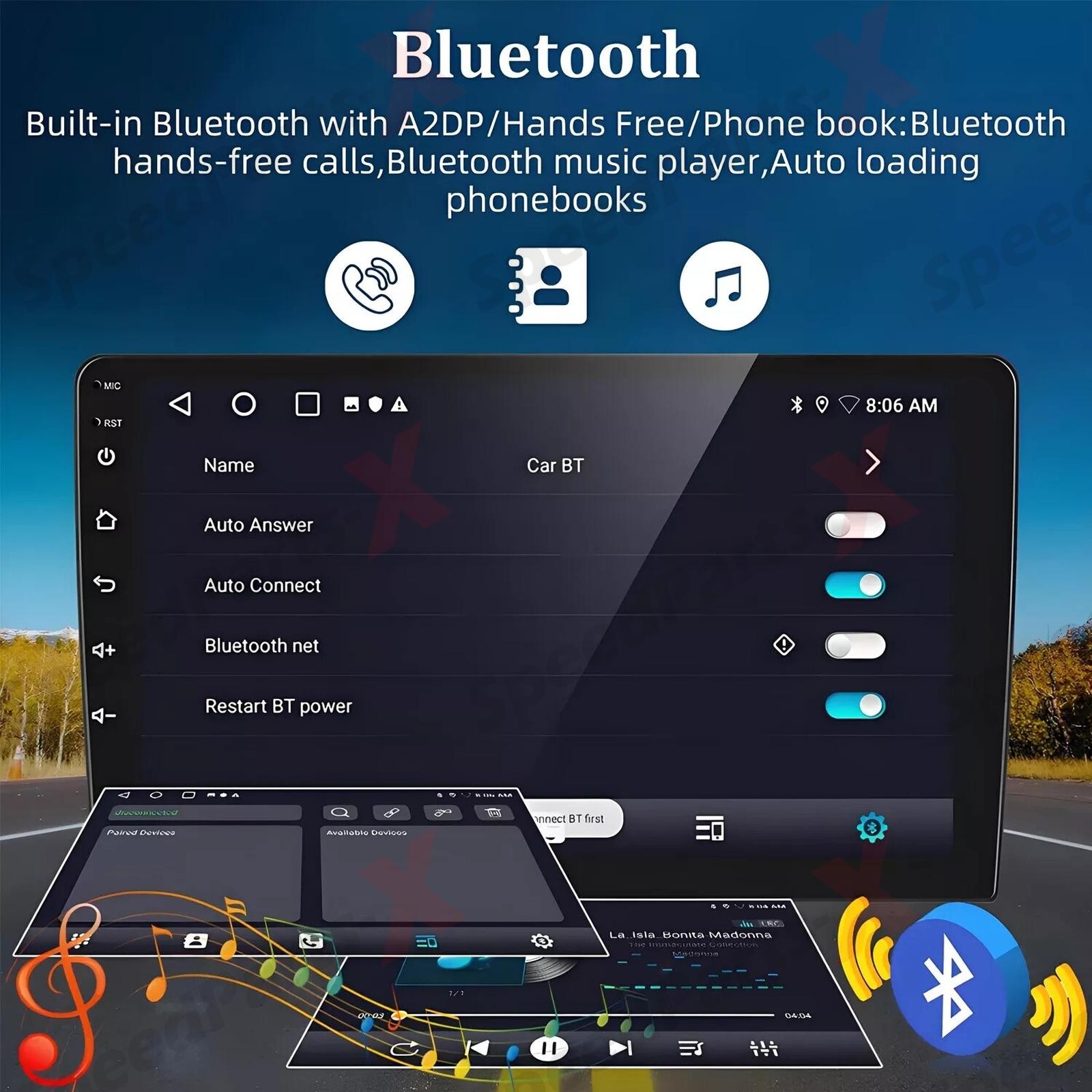 Carplay Car Stereo Radio Android 14 For Chrysler 200 200C 200S 2015-2019 4+64GB