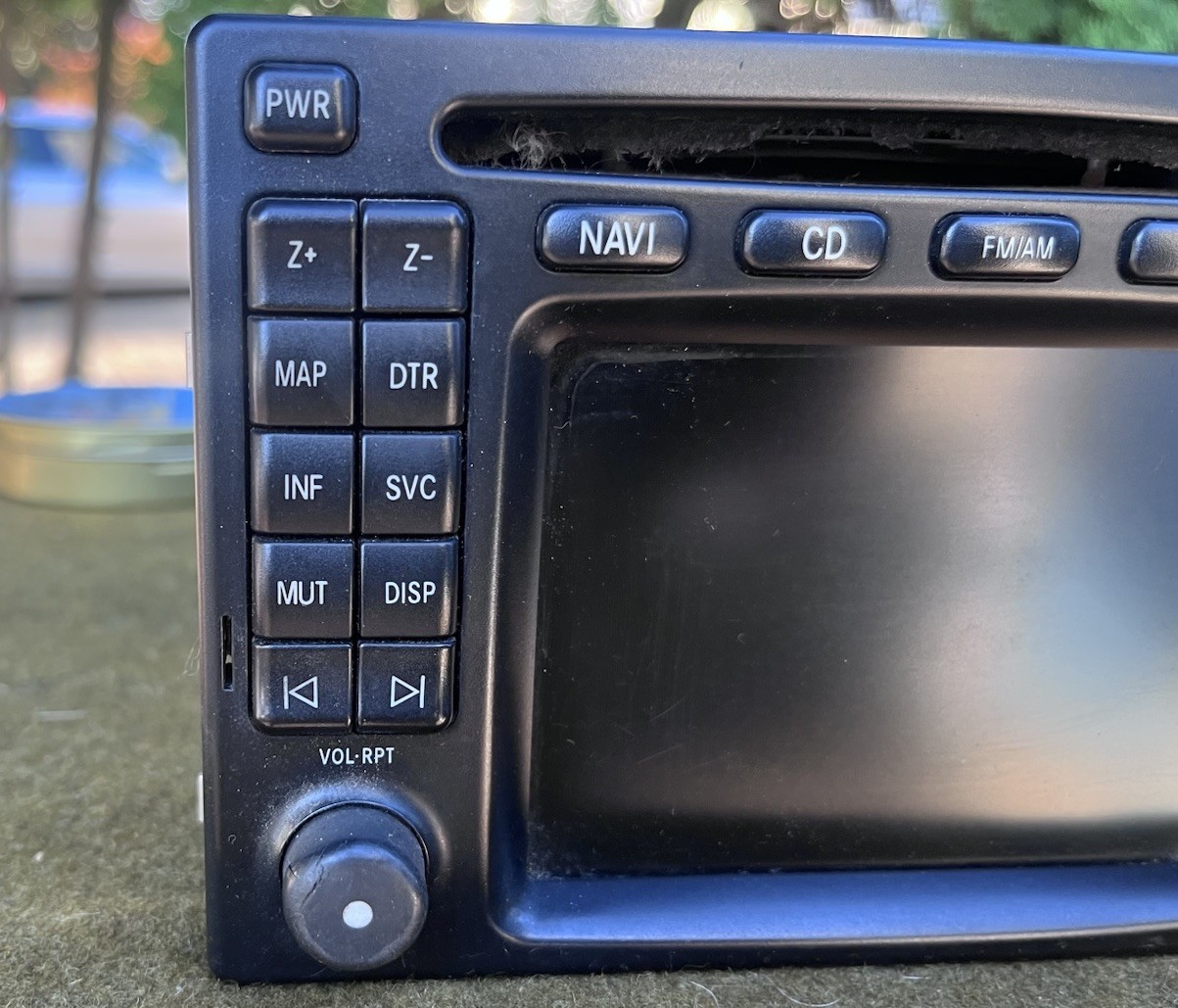 00-03 MERCEDES W210 W208 CLK430 E320 AM/FM RADIO NAVIGATION HEADUNIT SCREEN OEM