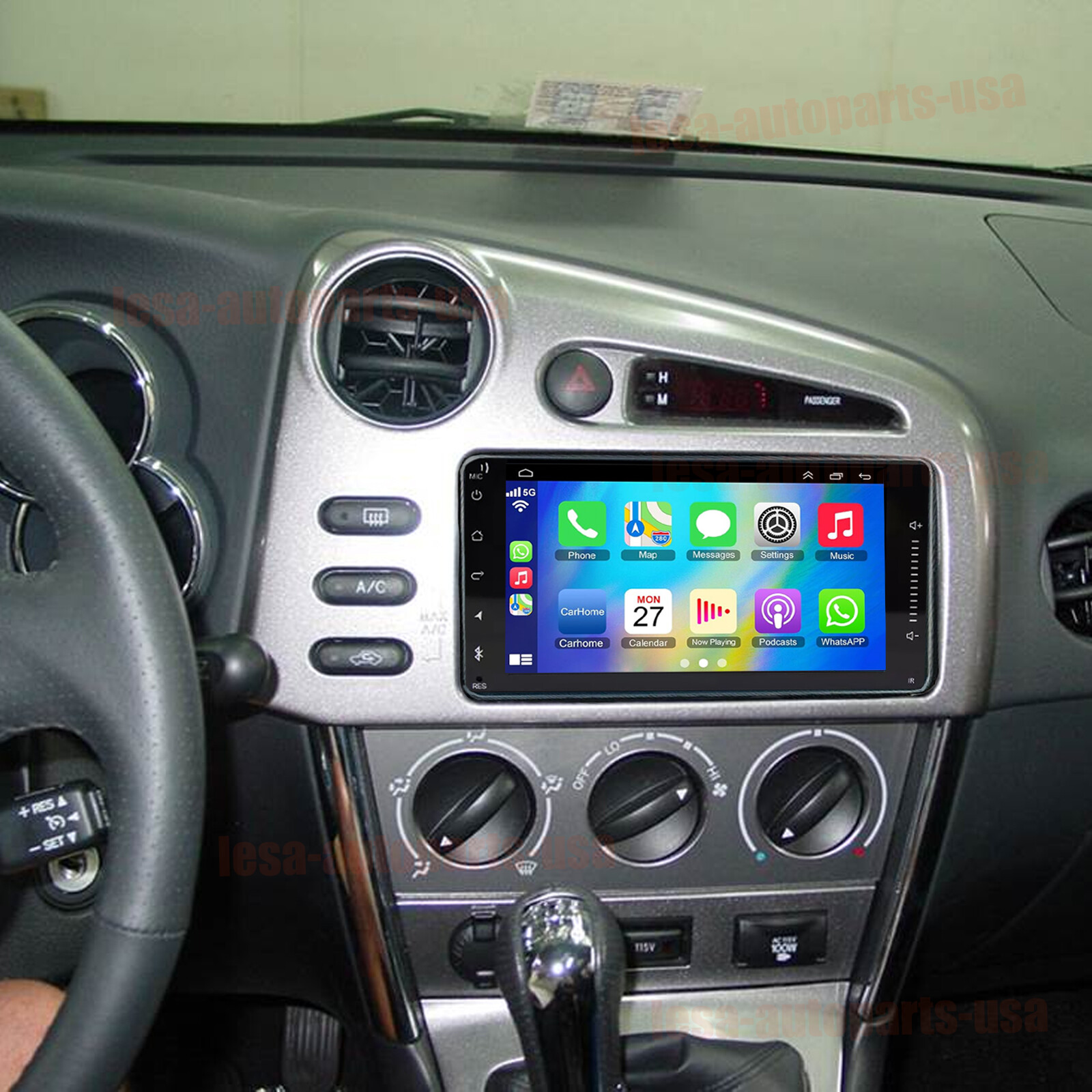 For 2003-2008 Pontiac Vibe Car Radio Carplay MP5 Player AM/FM/RDS SWC GPS +CAM