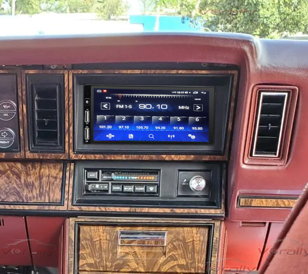 For 1981-1989 Dodge Aries Android 14 GPS Stereo Car Radio , Wireless CarPlay