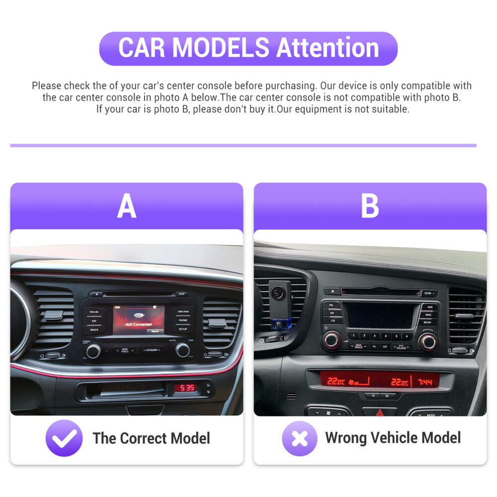 Wireless Carplay For Kia Optima K5 2011-2015 64G Android 15 Car GPS Radio Stereo