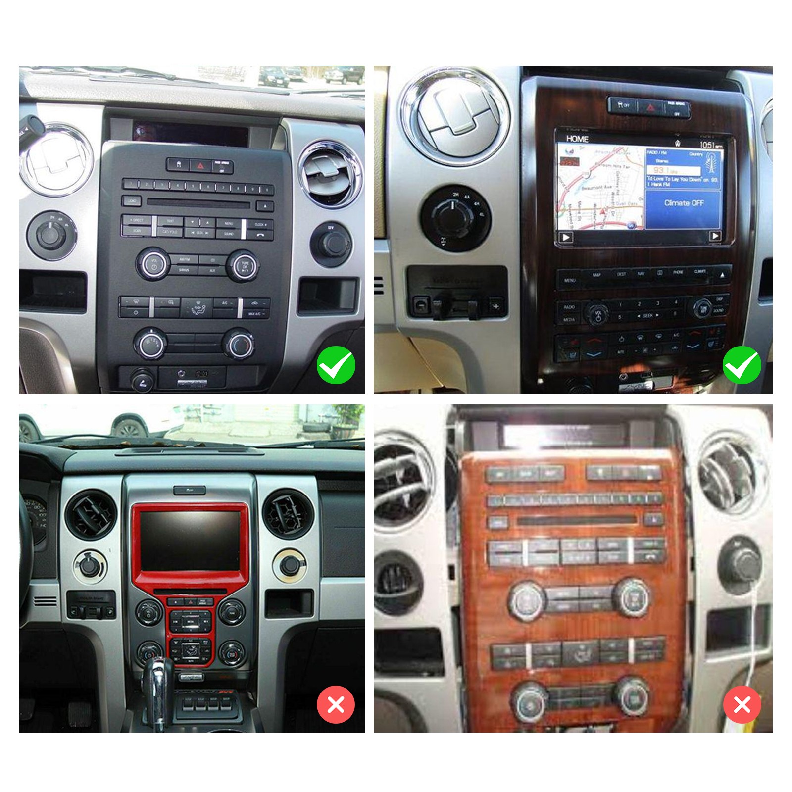 Fit for Ford F150 2009-2014 Android 13 Carplay Car Stereo GPS Navi Radio WIFI BT