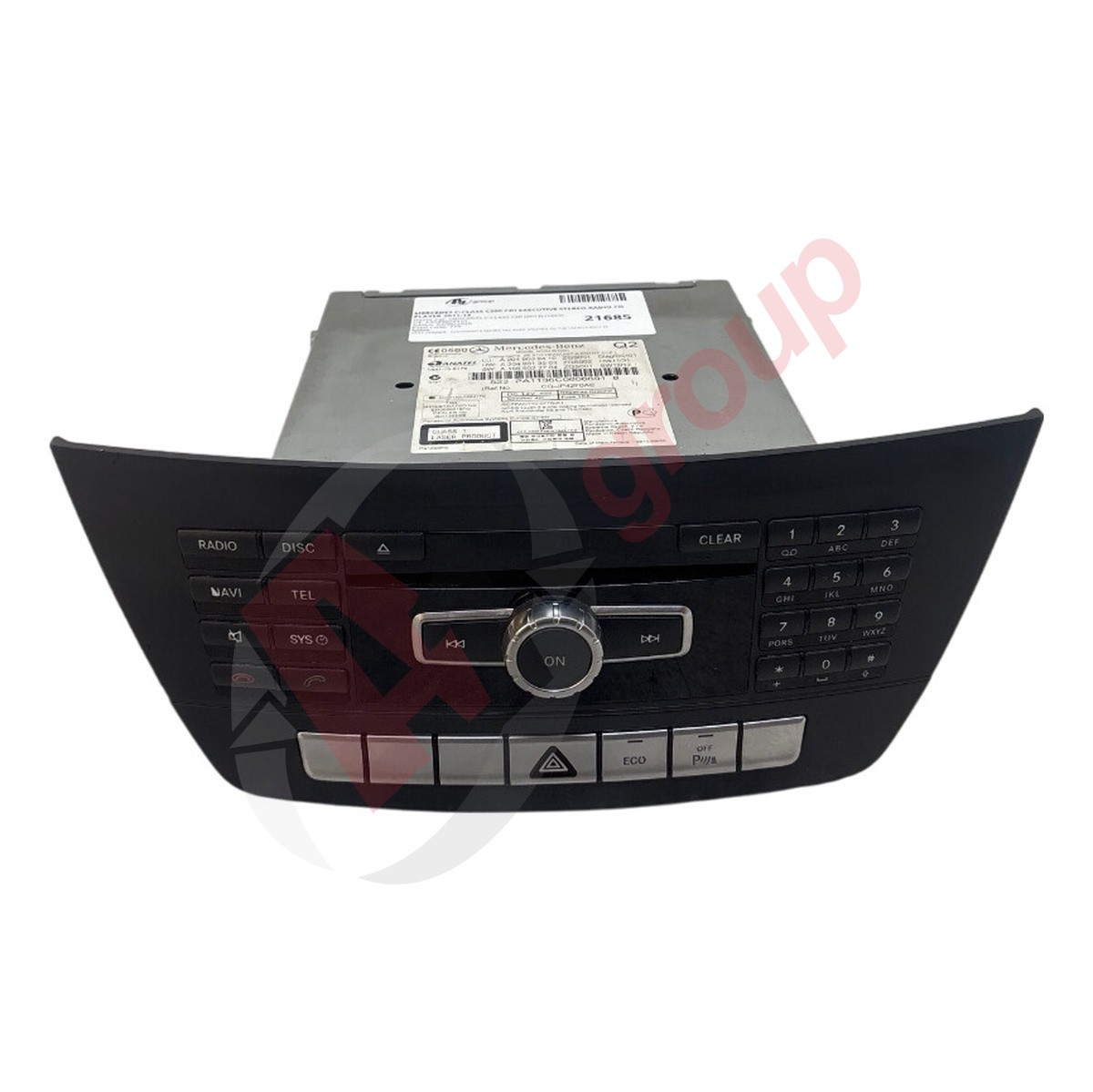 MERCEDES C-CLASS C200 CDI EXECUTIVE STEREO RADIO CD PLAYER 2011-14 A2049009410