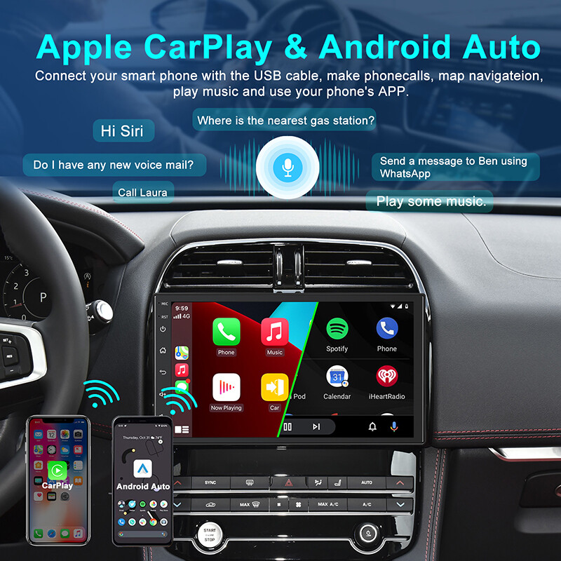 GPS 7″ For Toyota Tacoma 1998-2004 CarPlay Android 15 Car Stereo Radio Head Unit