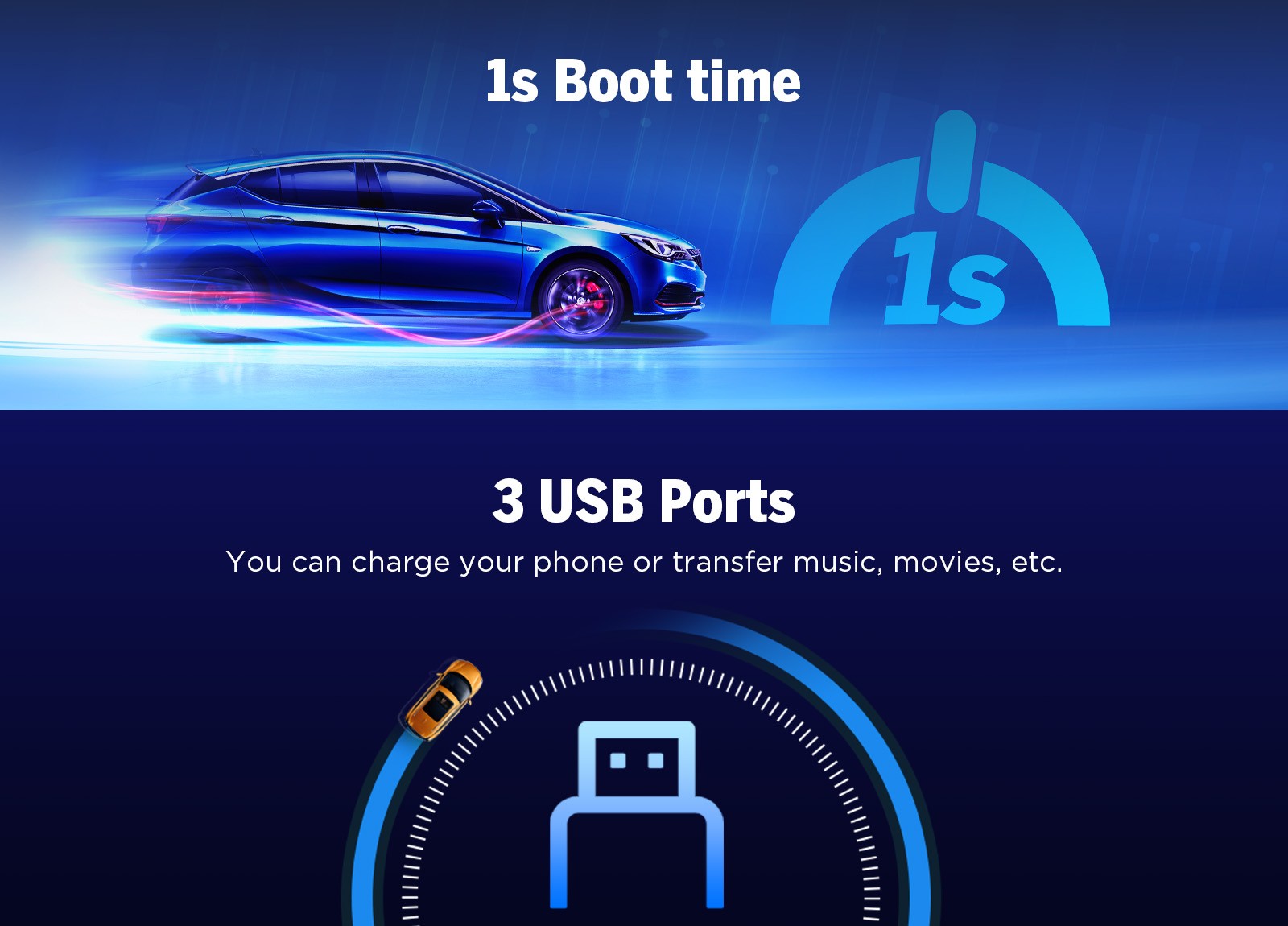 OBD+E46A12S 9″ QLED 8Core Android 13 Car Stereo GPS Carplay Radio for BMW E46 M3