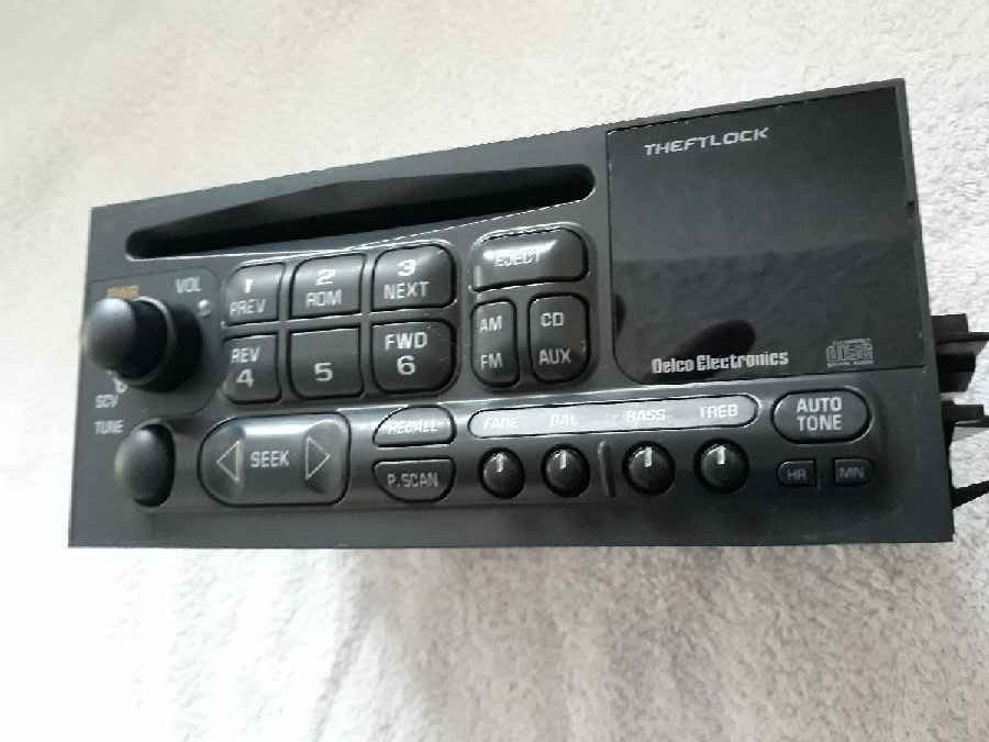 2002 2001 2000 1999 1998 1997 1996 1995 GM GMC truck am/fm cd radio silverado