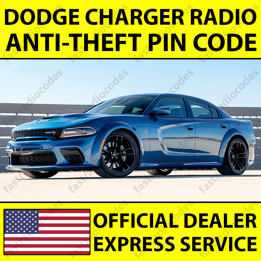 ✅DODGE CHARGER CAR RADIO ANTI-THEFT UNLOCKING PIN CODE FAST & RELIABLE SERVICE✅
