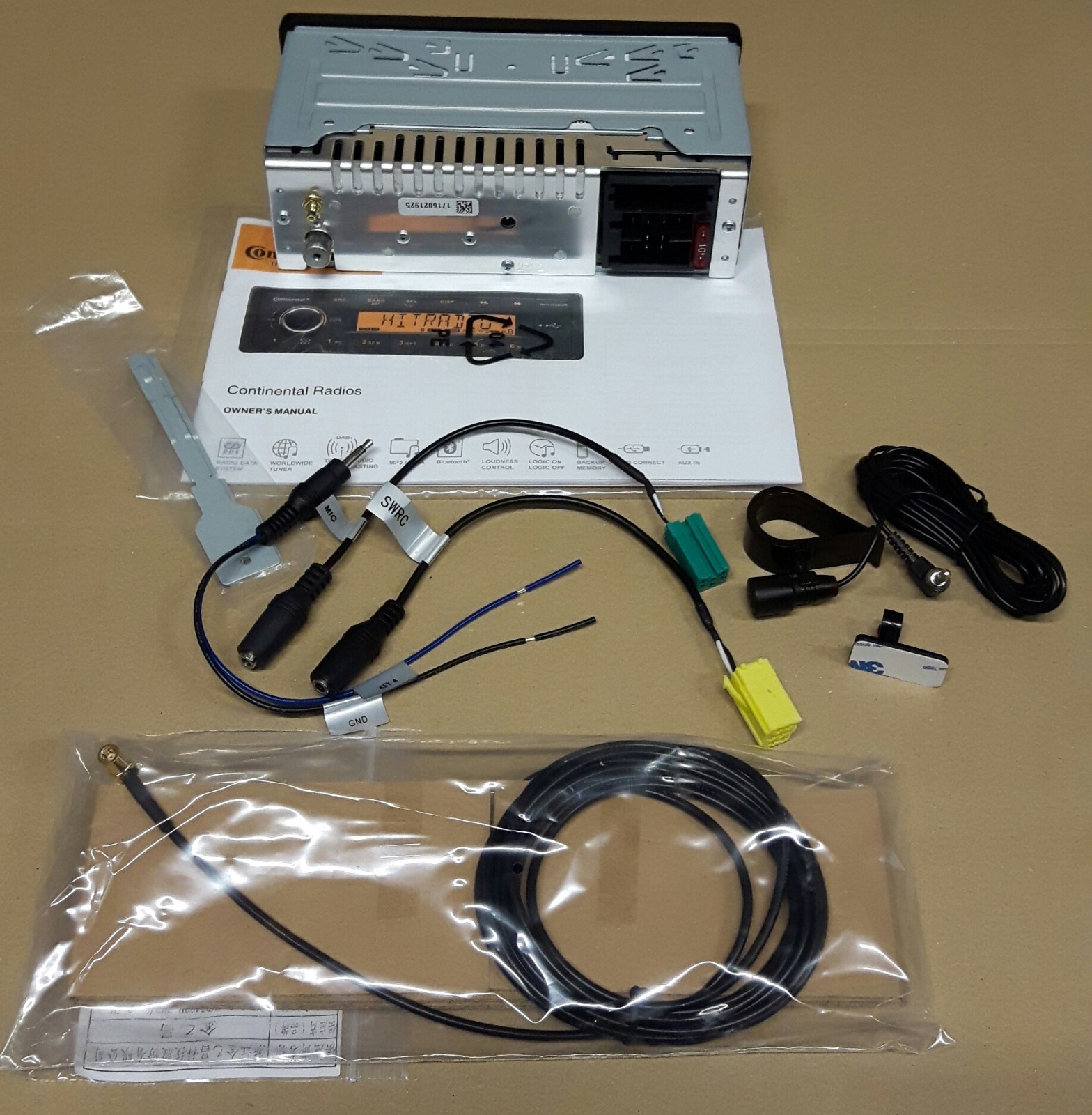 12 Volt Bluetooth Car Radio RDS & DAB+ Tuner MP3 WMA USB Car Stereo 2801100082301