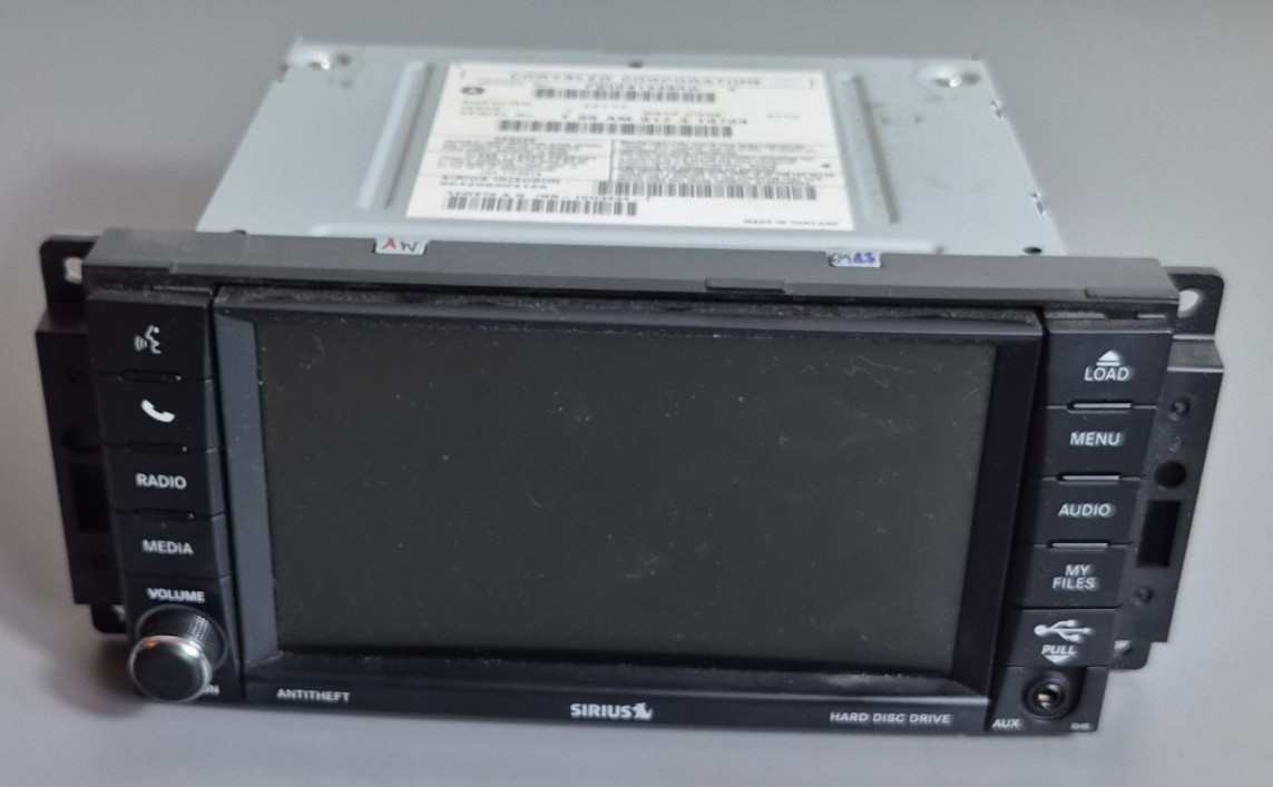 Chrysler Dodge Jeep RHB 430N MyGig Sirius Navigation GPS Touch Screen Radio CD