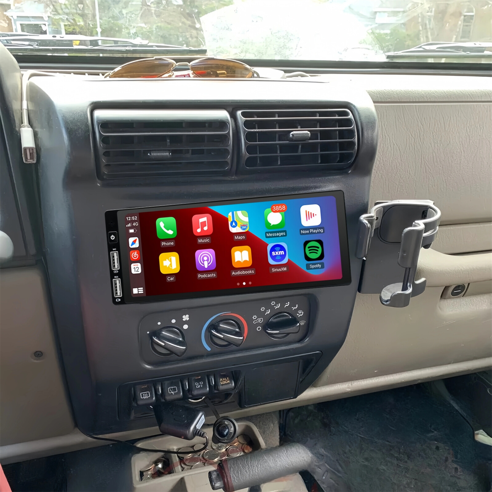 For 1997–2002 Jeep Wrangler TJ 6.8″ Android 13 Carplay Car Stereo Radio GPS WIFI