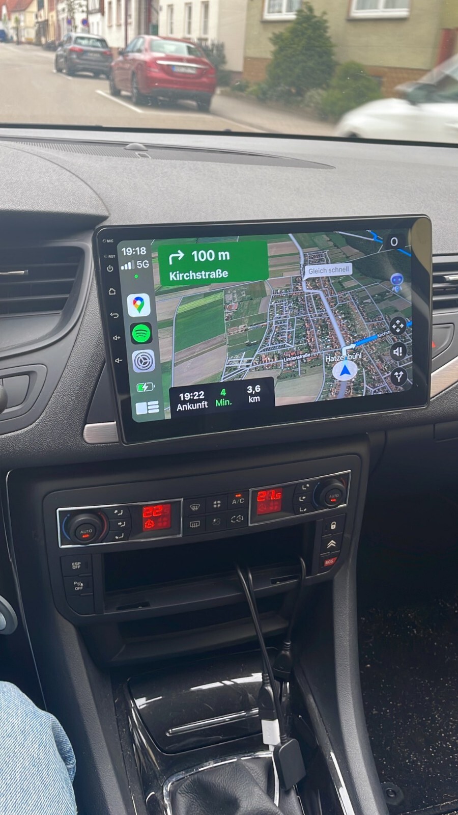 RADIO 2 DIN PER CITROEN C5 BLUETOOTH 10″ USB ANDROID WI-FI GPS CARPLAY 08/17
