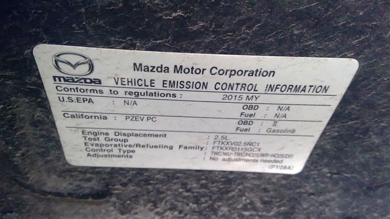 Radio CD Player Single Dash Mounted BHP3669G0 Fits 14-18 MAZDA 3 83536