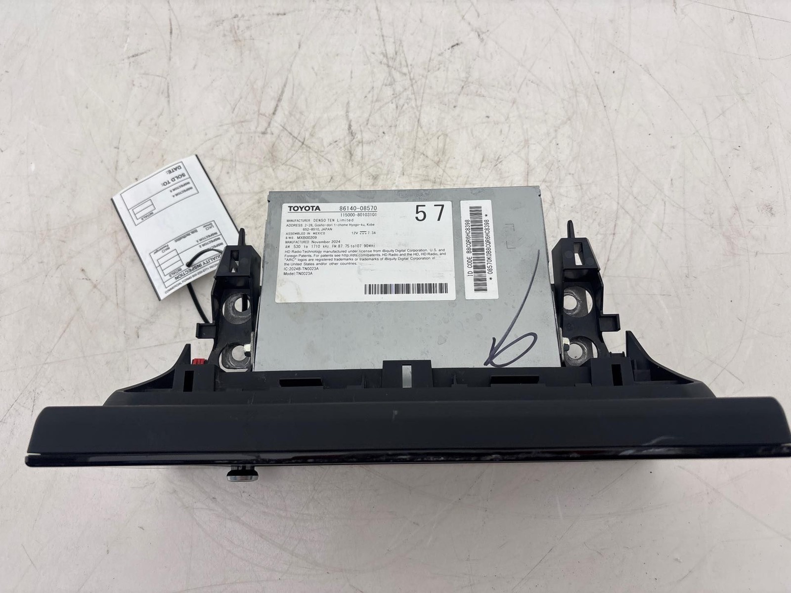 2025 Toyota Sienna 2.5l AWD Am Fm Radio Receiver Navigation Displayr OEM