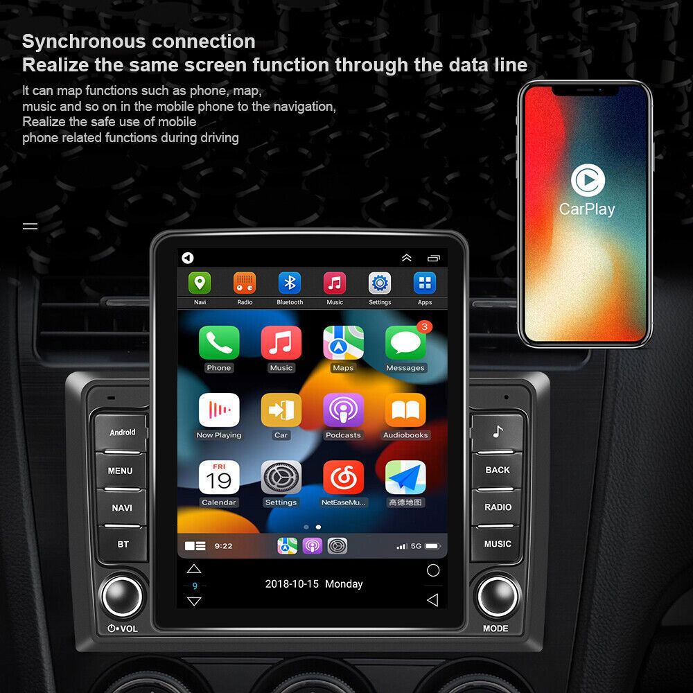 2+32G Carplay Android 13 Stereo Radio GPS Navi FM BT for Chevrolet GMC 2006-2014