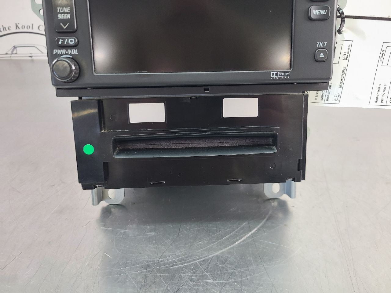 2004-09 Cadillac XLR Factory Radio Display Assembly w/ CD Player, #10353490