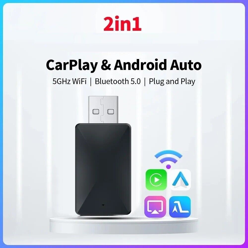 For Suzuki Apple Carplay Wireless Android CarPlay Adapter USB BT DongleBox New