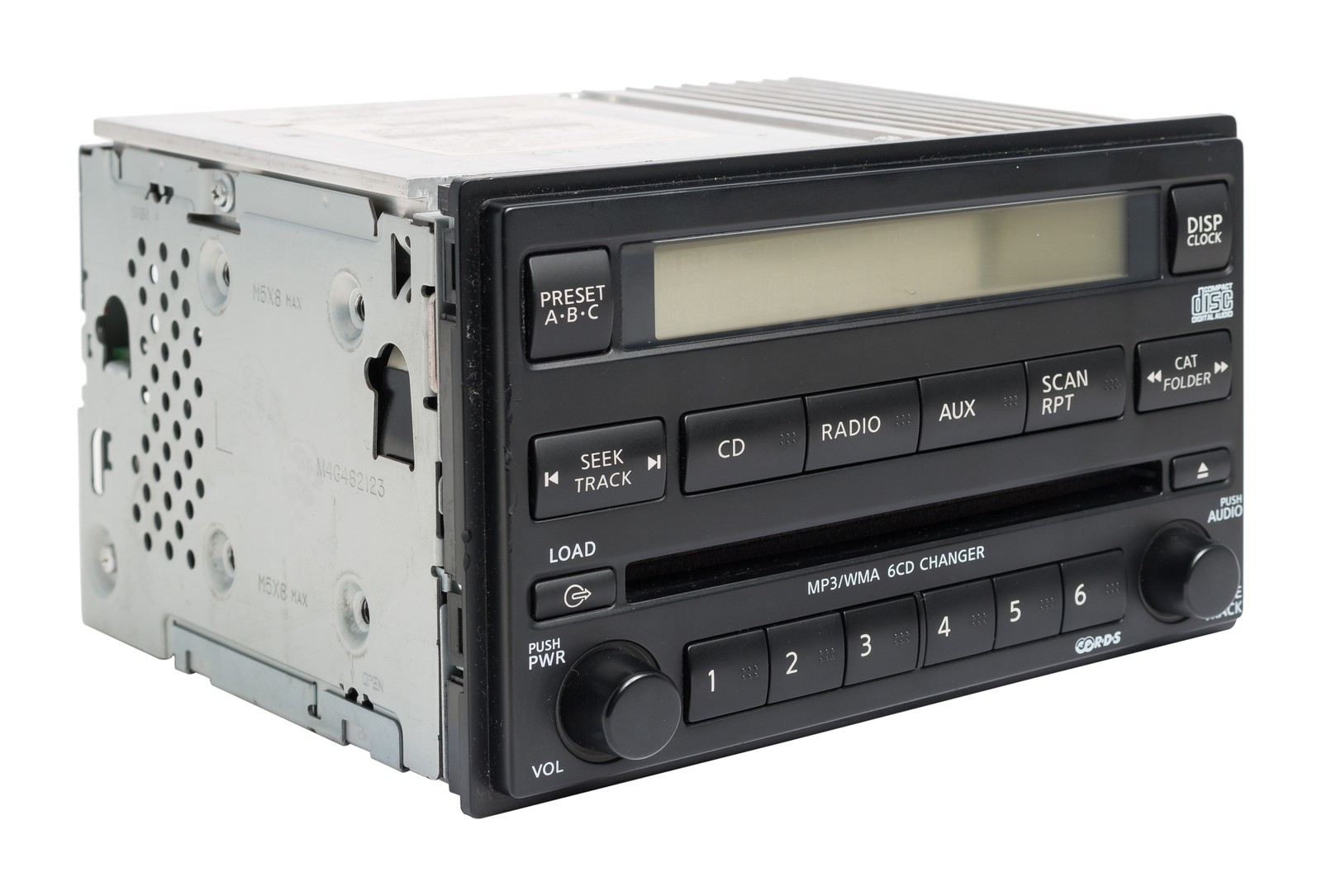 2007-2008 Nissan Frontier AM FM MP3 Receiver 6 Disc CD Player 28185ZS05A