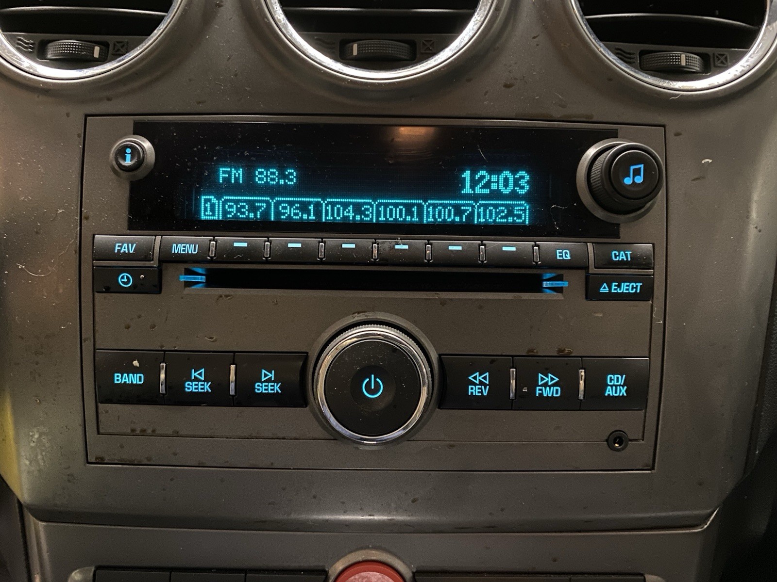13-15 Chevy Captiva Sport AM-FM-CD-MP3-USB Radio Option Code UUi Tested OEM