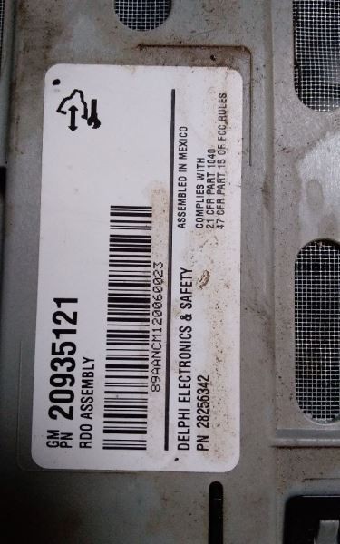 Audio Equipment Radio AM-FM-stereo-CD-MP3-USB Opt Uui Fits 11-12 ACADIA 3394644