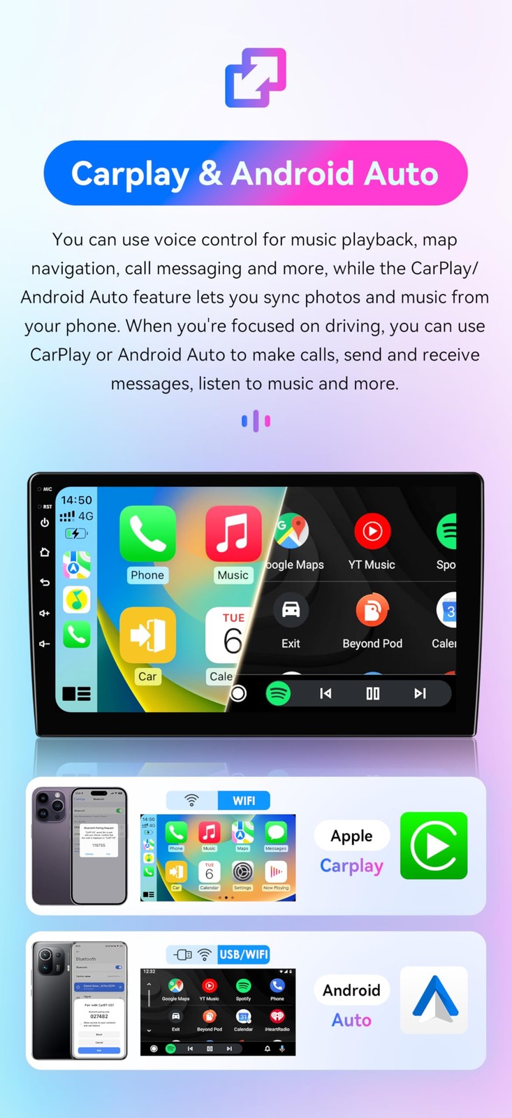 ** NEW 2016-2018 Subaru WRX/Forester | 9″ Stereo | 8-Core | CarPlay | 4G+64GB