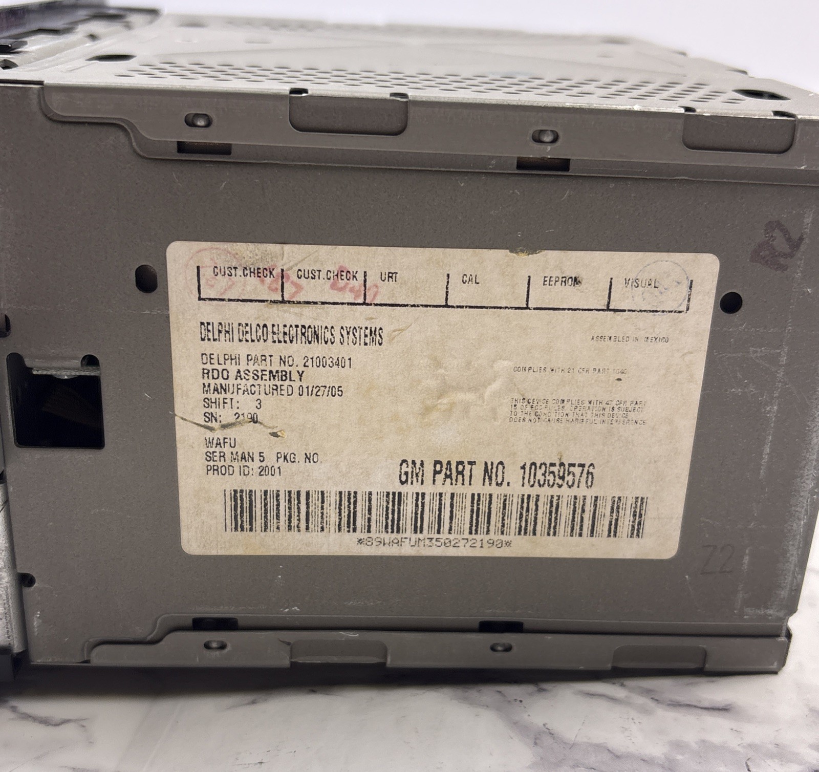 OEM GM Radio CD Player 10359576 for Chevy Silverado Sierra Tahoe Yukon 2003-2006