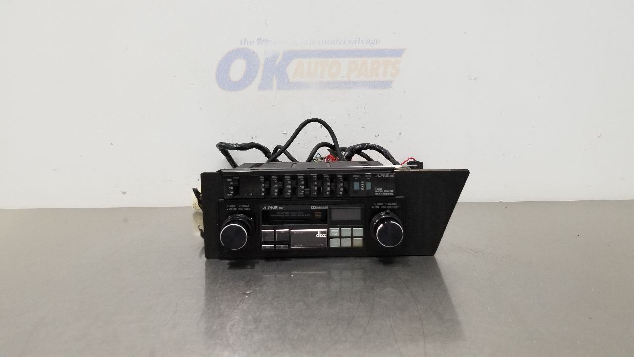 1985 NISSAN 300ZX ALPINE RADIO AUDIO RECEIVER HEAD UNIT A269ZUA018