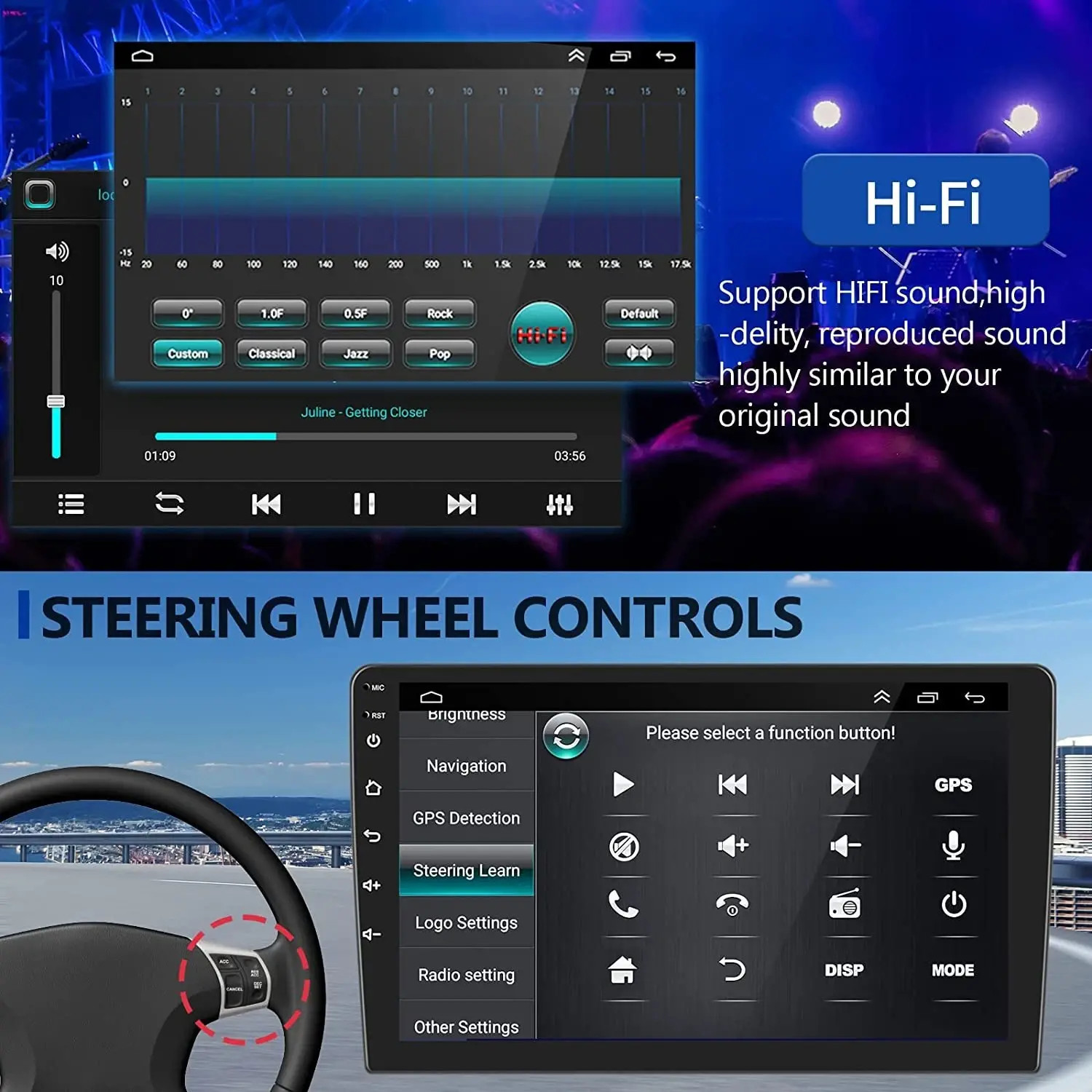Head Unit Carplay For 2013-2019 Ford Escape Android 15 Car Stereo Radio GPS Navi
