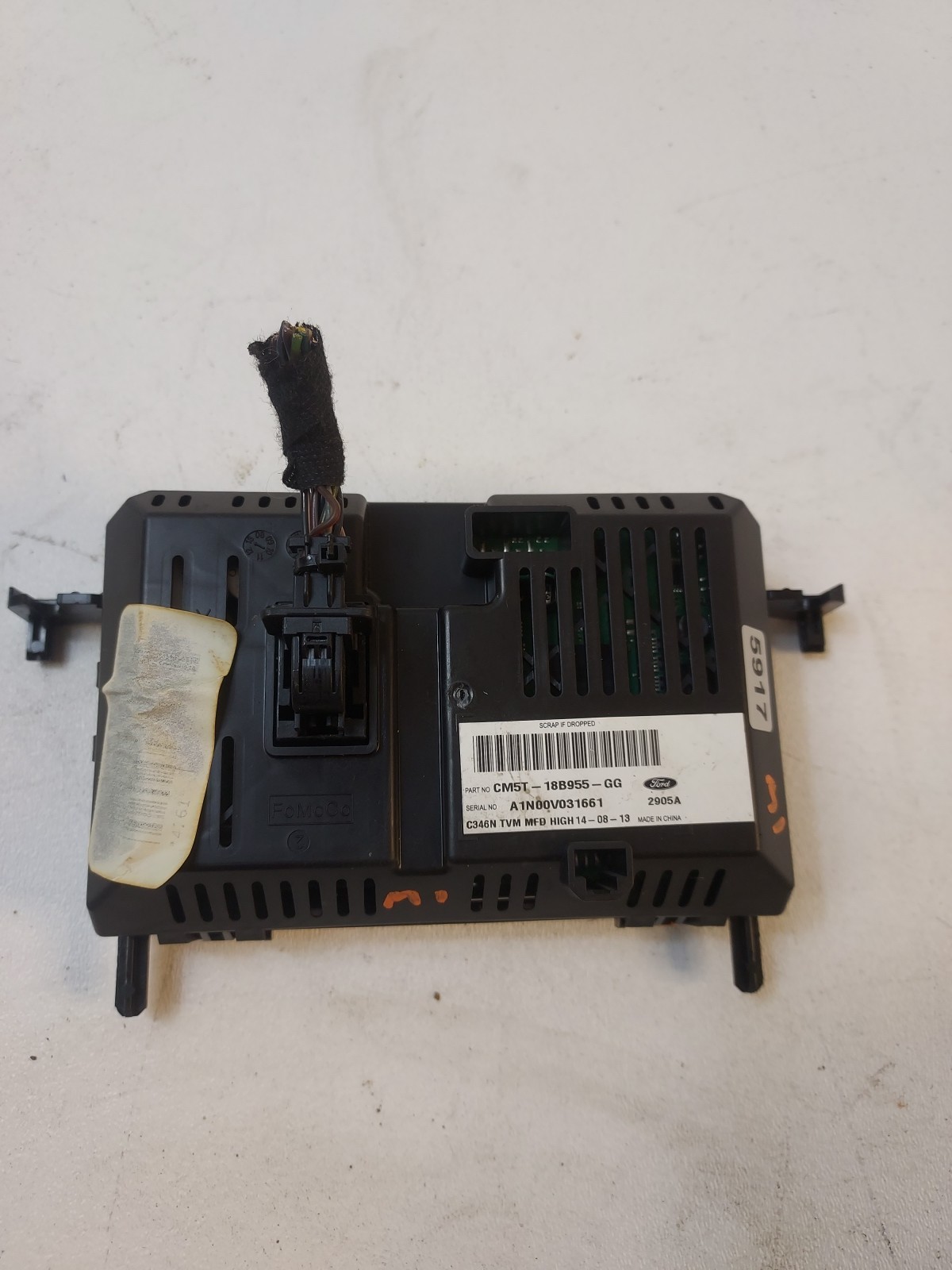 2012-14 Ford Focus Dash Information GPS Nav Screen w/ Support CM5T-18B955-GG OEM
