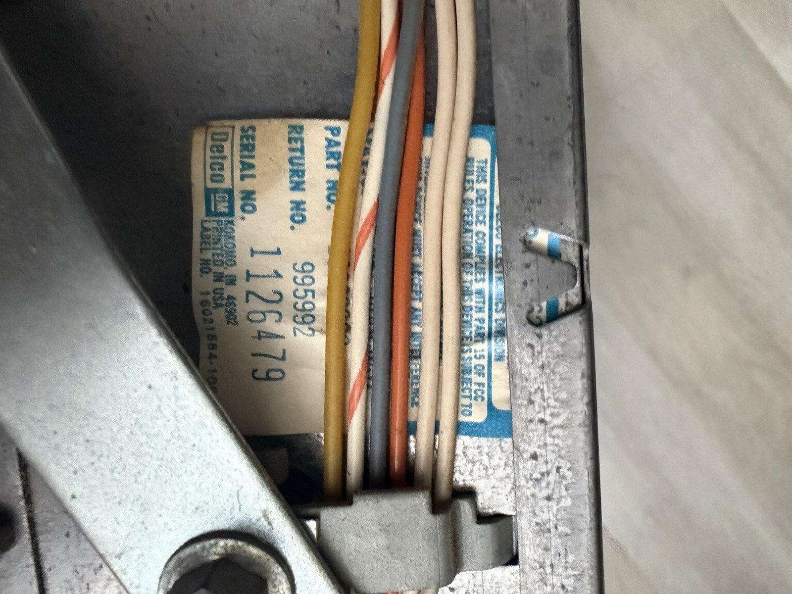 Vintage 1984 Chevy C10 Radio Receiver – Repair Project / Parts⁠